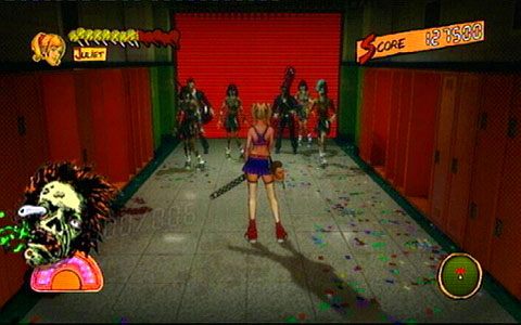 Kolejną falę wrogów będą stanowić zombie z gitarami - 1 - Highschool - sala gimnastyczna | Opis przejścia Lollipop Chainsaw - Lollipop Chainsaw - poradnik do gry