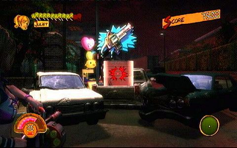 Gdy starcie dobiegnie końca, strzel w czerwoną beczkę na pace rozbitego auta - 5 - Cathedral - zombie na budowie | Opis przejścia Lollipop Chainsaw - Lollipop Chainsaw - poradnik do gry
