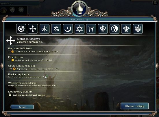 Drugi dogmat wyznawców wybieramy z listy pozostałych - Rozwinięcie religii | Wiara w Sid Meiers Civilization V Bogowie i Królowie - Sid Meiers Civilization V: Bogowie i Królowie - poradnik do gry