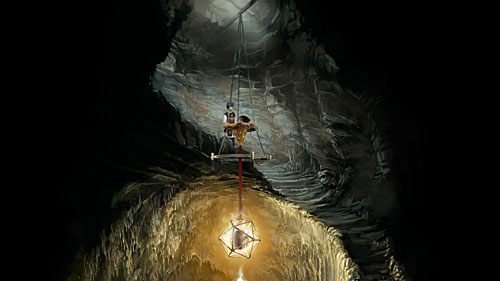 W jaskini znajduje się pierścień (Artefact in Magic Cage) chroniony przez magiczną barierę - Academy of Magic | The Dark Eye Chains of Satinav - The Dark Eye: Chains of Satinav - poradnik do gry
