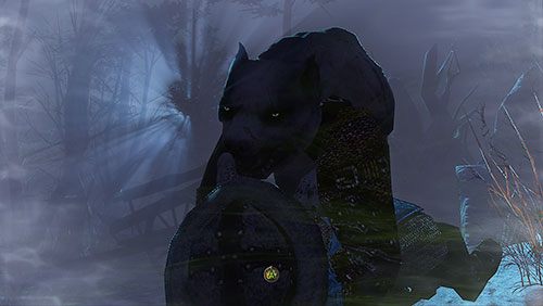 W okolicach [punktu 4] przeciwnicy będą chodzić nieco bliżej siebie, a więc zasadzając się na jednego zawsze rozejrzyj się, aby drugi nie zaszedł Cię znienacka, częstując psiaka solidnym kopniakiem - Piękna i Bestia (ZG) - Moles Town (Las), Czarny Zamek | Rozdział 5 - Mors Westford - Gra o tron - poradnik do gry