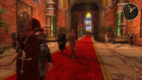 Zaczekaj w przedsionku sali tronowej na Valarra i królową Cersei - Królewskie Psy (ZG) - Czerwona Twierdza, Królewska Przystań | Rozdział 6 - Alester Sarwyck - Gra o tron - poradnik do gry