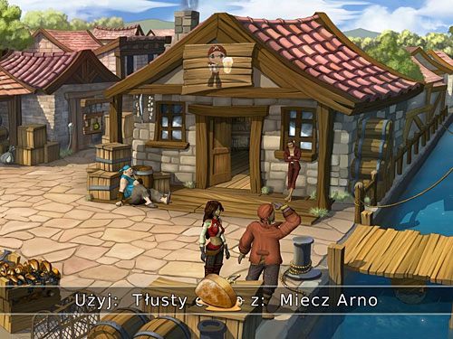Maszeruj do Arno i najpierw zwróć jego uwagę na połyskujące odbicie na wzgórzu - Nowi członkowie załogi - Razzo - 2 - W roli kapitana - Kapitan Morgane i legenda Złotego Żółwia - poradnik do gry