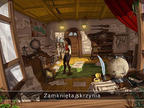 Znalazłszy się w pokoju, zainteresuj się zamkniętą skrzynią po lewej - Znajdź jakieś zlecenie - 2 - W roli kapitana - Kapitan Morgane i legenda Złotego Żółwia - poradnik do gry