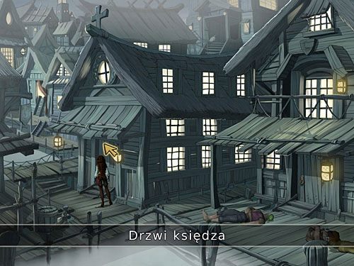 Podejdź do drzwi plebanii i zapukaj - Sprawiedliwość (1) - 8 - Francuska dzielnica - Kapitan Morgane i legenda Złotego Żółwia - poradnik do gry