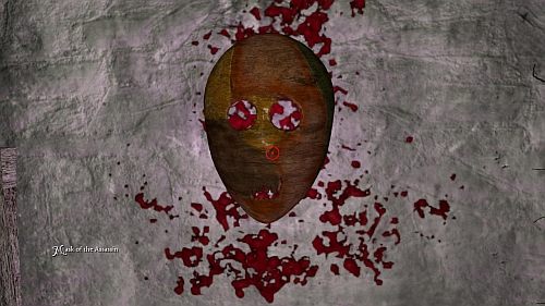 Po znalezieniu się na strychu dokładnie go obejdź i podnieś następujące przedmioty: trzy maski - zabójcy (mask of the assassin) (obrazek), prawdy (face of the truth) i boskości (mask of the divine) - znajdziesz je wiszące na ścianie z prawej - Przechodzimy na strych | Opis przejścia Anna - Anna - poradnik do gry