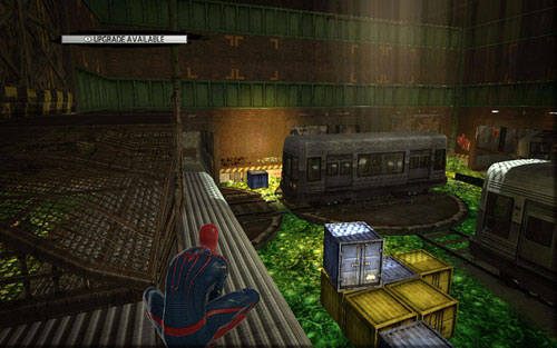 Obrócisz w ten sposób kolejną maszynę - 1 - Train Docking Station - Misje dodatkowe - Niesamowity Spider-Man - poradnik do gry