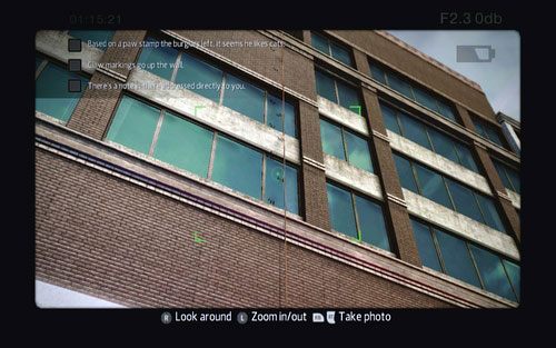 Wyżej na ścianie budynku znajdziesz ślady, które powinny znaleźć się na drugiej fotografii - Photo Articles - Zadania poboczne - Niesamowity Spider-Man - poradnik do gry