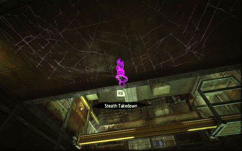 Po wykonaniu pierwszego ataku z ukrycia skręć w prawo - 03 - In the Shadow of Evils Past - Nagrania, Magazyny, Instrukcje - Znajdźki - Niesamowity Spider-Man - poradnik do gry