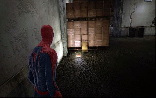 Obok tego drugiego znajdziesz poszukiwany przedmiot - 03 - In the Shadow of Evils Past - Nagrania, Magazyny, Instrukcje - Znajdźki - Niesamowity Spider-Man - poradnik do gry