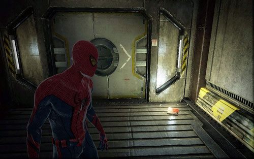 Na prawo od nich znajdziesz instrukcję - 03 - In the Shadow of Evils Past - Nagrania, Magazyny, Instrukcje - Znajdźki - Niesamowity Spider-Man - poradnik do gry