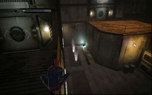 W rogu na dole znajdziesz kolejną technologię - 03 - In the Shadow of Evils Past - Części technologii, Zdjęcia - Znajdźki - Niesamowity Spider-Man - poradnik do gry
