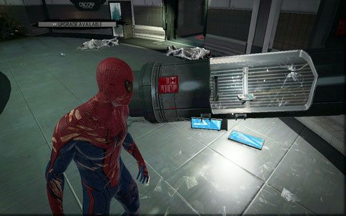 Zbierz go po pokonaniu wszystkich wrogów - 06 - Smythe Strikes Back - Nagrania, Magazyny, Instrukcje - Znajdźki - Niesamowity Spider-Man - poradnik do gry