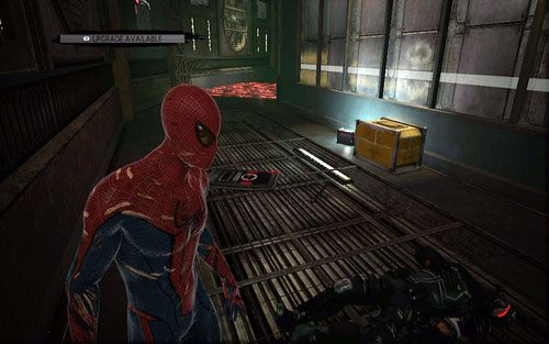 Leży niedaleko czerwonych laserów - 07 - Spidey to the Rescue - Części technologii, Zdjęcia - Znajdźki - Niesamowity Spider-Man - poradnik do gry