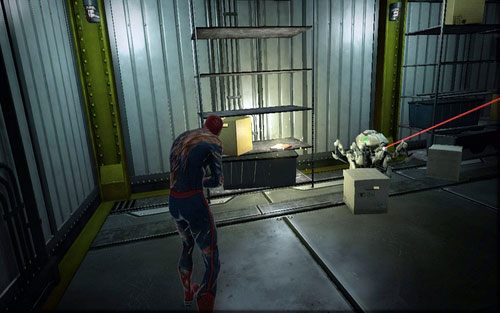 Na szczycie z lewej strony znajdziesz poszukiwany zeszyt - 10 - Spider-Man No More! - Instrukcje, Części technologii - Znajdźki - Niesamowity Spider-Man - poradnik do gry