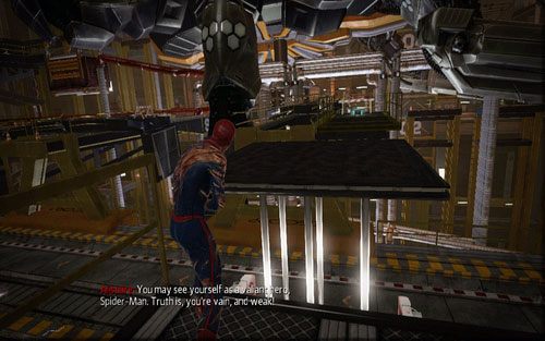 Po przeskoczeniu na drugą stronę skręć w lewo - 10 - Spider-Man No More! - Zdjęcia - Znajdźki - Niesamowity Spider-Man - poradnik do gry
