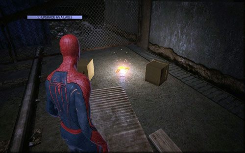 Leży za wagonem metra - Train Docking Station - Znajdźki - Niesamowity Spider-Man - poradnik do gry