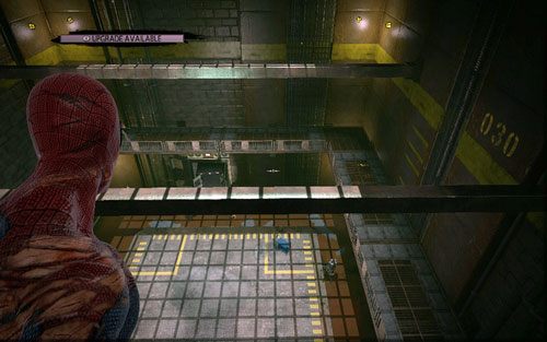 Zaprowadzi cię on do dużego pomieszczenia z bandytami - St. Gabriels Bank - Znajdźki - Niesamowity Spider-Man - poradnik do gry