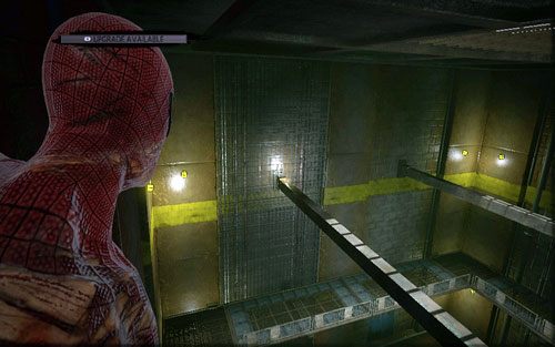 Odwróć się tam w lewo i przeskocz na jeden z metalowych prętów - St. Gabriels Bank - Znajdźki - Niesamowity Spider-Man - poradnik do gry