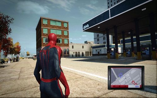 W północnej części Manhattanu znajduje się stacja z gazem - Lista Strojów - Stroje Spider-Mana - Niesamowity Spider-Man - poradnik do gry