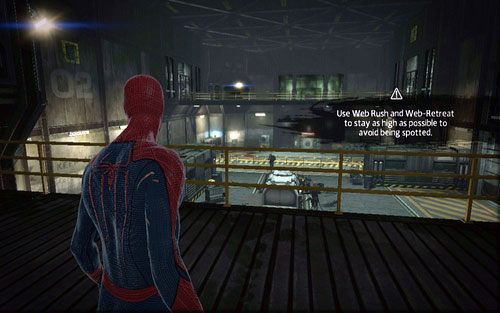 Gdy skończysz, reporterka otworzy stojące przed tobą drzwi - 03 - In the Shadow of Evils Past - tablet Connorsa - Opis przejścia - Niesamowity Spider-Man - poradnik do gry