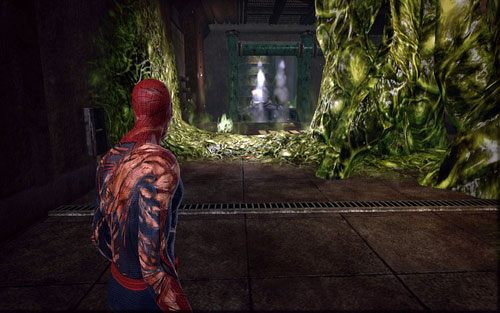 Dalsza droga prowadzi do korytarza pełnego kwasu - 3 - Water Treatment Facility - Misje dodatkowe - Niesamowity Spider-Man - poradnik do gry