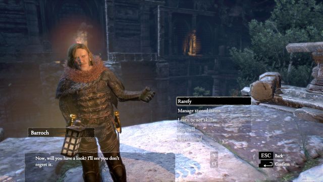 Barroch - handlarz spotykany często w labiryncie - Duskmoon Tower | Opis przejścia Dragons Dogma - Dragons Dogma - poradnik do gry