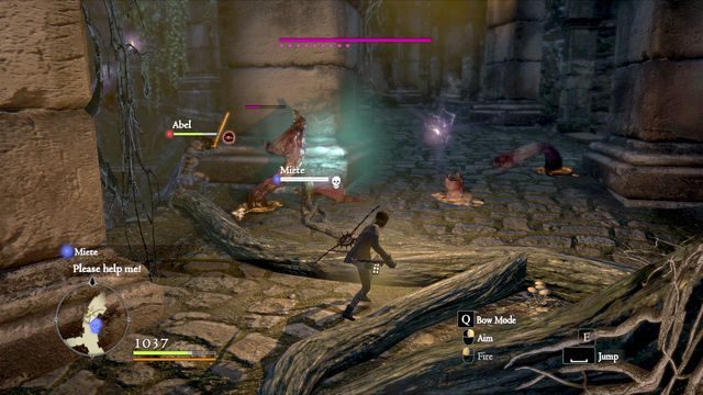 Macki możesz częściowo ignorować - i tak co jakiś czas będą na nowo wyrastać (lecz wolno) - Shrine of Futhile Truth | Opis przejścia Dragons Dogma - Dragons Dogma - poradnik do gry