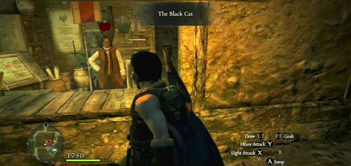 Następnie udajemy się do Forgera ze sklepu The Black Cat, znajdującego się w biedniejszej części Gran Soren - The Cypher | Akt 2 (ZG) w Dragons Dogma - Dragons Dogma - poradnik do gry