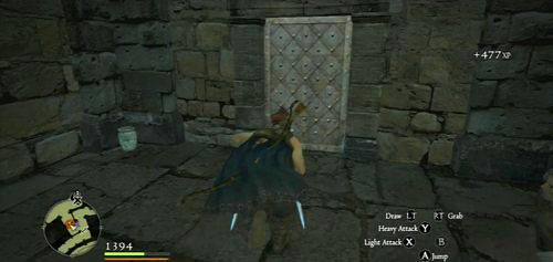 W budynku należy przejść przez metalowe drzwi - Griffins Bane | Akt 3 (ZG) w Dragons Dogma - Dragons Dogma - poradnik do gry
