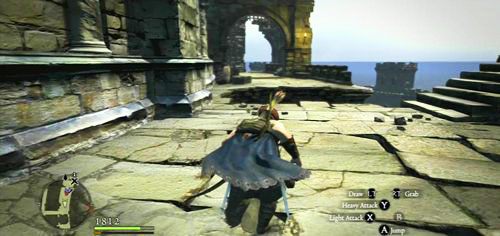 Przebijamy się na górę, podążając taką samą trasą jak w przypadku zadania Griffins Bane - The Wyrmkings Ring | Akt 4 (ZG) w Dragons Dogma - Dragons Dogma - poradnik do gry