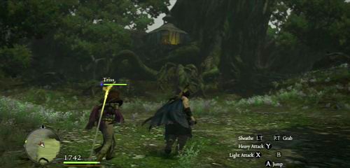 W końcu wyjdziemy na polankę - po przeciwległej stronie jest chatka - Lost and Found | Akt 1 (ZP) w Dragons Dogma - Dragons Dogma - poradnik do gry