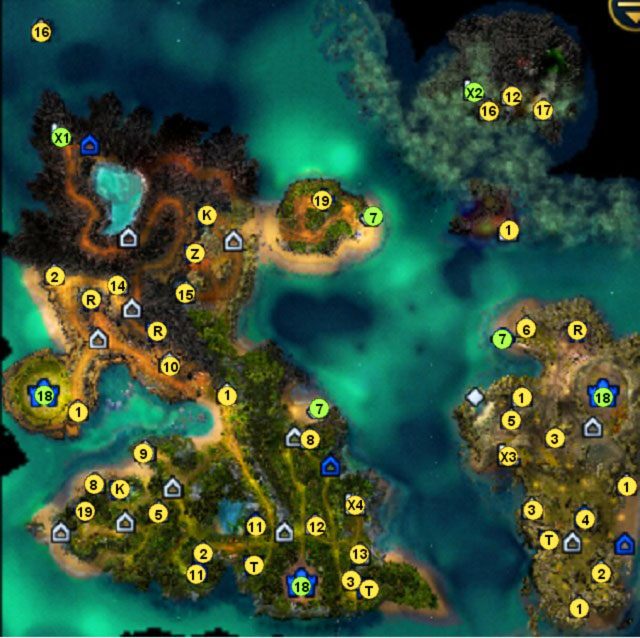1 - kamień oświecenia (daje bohaterowi 2500 XP - Misja I - Mapa 3 (M3) | Mapy | Mapy Heroes VI Pirates of the Savage Sea - Might & Magic: Heroes VI - Pirates of the Savage Sea - poradnik do gry