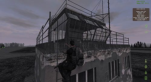 Tuż naprzeciwko straży pożarnej znajduje się wieża kontroli lotów (ATC) - DayZ: Lotnisko | Zdobywanie pierwszego ekwipunku - DayZ - poradnik do gry