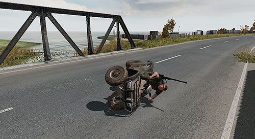 Podczas jazdy ATV i motorem należy wystrzegać się wszelkiego rodzaju mostów i doków - DayZ: Pojazdy - naprawa, uzupełnianie paliwa, problemy, porady - DayZ - poradnik do gry