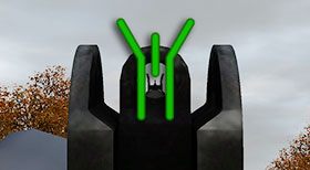 Celownik widoczny w przypadku użycia broni krótkiej - DayZ: Przyrządy celownicze - podstawowe - DayZ - poradnik do gry