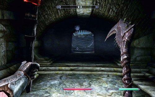 Aby opuścić kryptę, wejdź do korytarza po drugiej stronie dużego okręgu - Bloodline | Początek | The Elder Scrolls V Skyrim Dawnguard - The Elder Scrolls V: Skyrim - Dawnguard - poradnik do gry