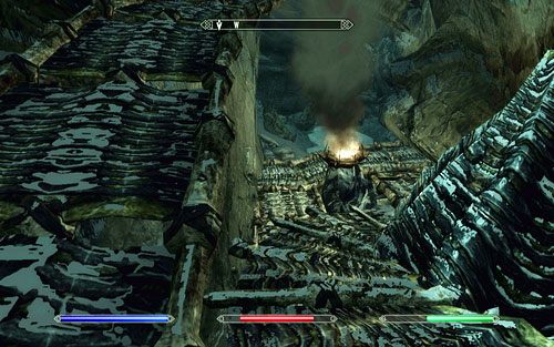 Na samym dole znajdziesz tunel, który zaprowadzi cię do kapliczki - Touching The Sky (1) | Ścieżka lorda wampirów | TES V Skyrim Dawnguard - The Elder Scrolls V: Skyrim - Dawnguard - poradnik do gry