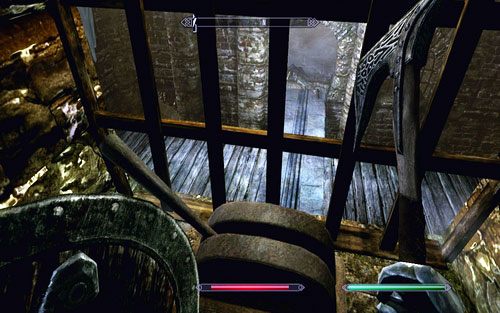 Idąc cały czas przed siebie i pokonując kolejnych przeciwników, dotrzesz do kolejnej przekładni - Chasing Echoes | Ścieżka Dawnguarda | The Elder Scrolls V Skyrim Dawnguard - The Elder Scrolls V: Skyrim - Dawnguard - poradnik do gry