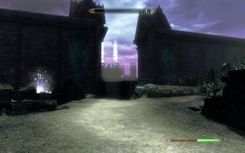 Idąc w Soul Cairn od wejścia do więzienia Valerici, będziesz mijał wysoki kamienny mur - Soul Husks | Wspólne zadania poboczne | The Elder Scrolls V Skyrim Dawnguard - The Elder Scrolls V: Skyrim - Dawnguard - poradnik do gry