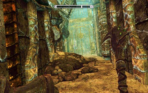 Na końcu tunelu zobaczysz otwierającą się co jakiś czas bramę - Lost to the Ages (1) | Wspólne zadania poboczne | TES V Skyrim Dawnguard - The Elder Scrolls V: Skyrim - Dawnguard - poradnik do gry