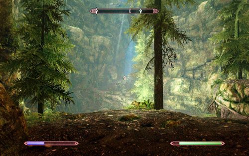 Kawałek dalej dotrzesz do miejsca z kilkoma rosnącymi drzewami - Lost to the Ages (1) | Wspólne zadania poboczne | TES V Skyrim Dawnguard - The Elder Scrolls V: Skyrim - Dawnguard - poradnik do gry