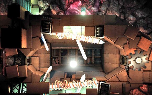 Przepłyń w ten sposób do kolejnej dwuetapowej zagadki [#15] - Kopalnia | Unmechanical - Unmechanical - poradnik do gry