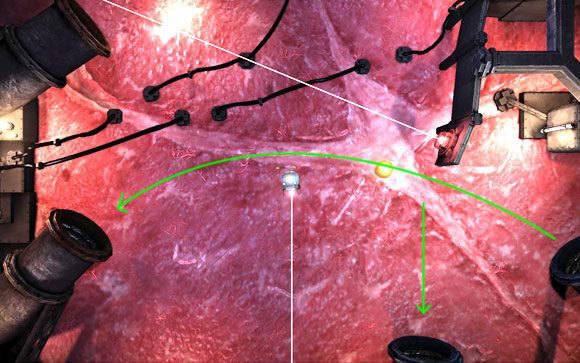 Kolejna zagadka jest trzyetapowa, zależy w niej trochę od Twojej zręczności [#6] - Rozrusznik - kontynuacja - MAPA - TUNEL 3 | Rozrusznik -kontynuacja - Unmechanical - poradnik do gry
