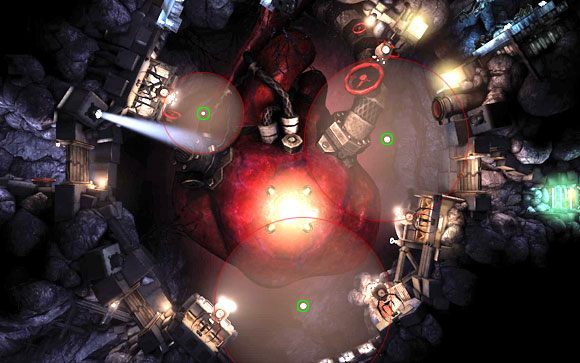 Umieść kulę w ostatnim, czwartym, chwytaku rozrusznika [#9] - Rozrusznik - kontynuacja - MAPA - TUNEL 3 | Rozrusznik -kontynuacja - Unmechanical - poradnik do gry