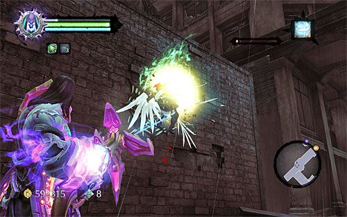 Po przejściu przez budynek skręć w prawo - Znajdź pierwszą część Kostura | Kostur Arafaela | Darksiders 2 - Darksiders 2 - poradnik do gry