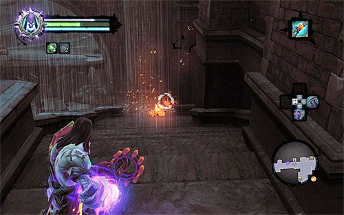 Wyrusz dalej na południe, zajmując się po drodze nowym detonatorem - Znajdź drugą część Kostura (1) | Kostur Arafaela | Darksiders 2 - Darksiders 2 - poradnik do gry
