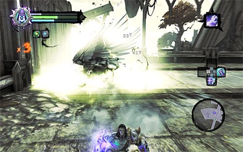 Na arenie po raz pierwszy spotkasz spaczonego mistrza, czyli elitarną odmianą anioła - Odszukaj skrybę - zachodnia część cytadeli (1) | Skaza herezji | Darksiders 2 - Darksiders 2 - poradnik do gry