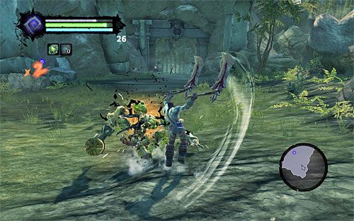 Przystąp do atakowania pojedynczego konstrukta wojownika - Zakończenie zadania | Znajdź sposób na ocalenie Wojny | Darksiders 2 - Darksiders 2 - poradnik do gry
