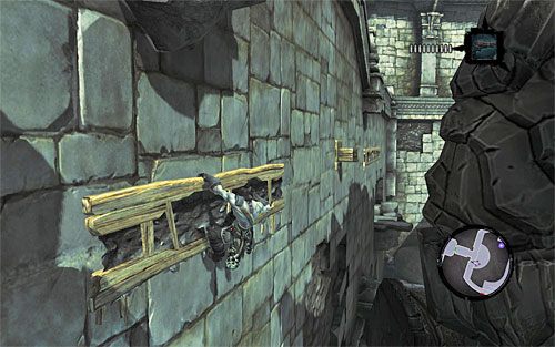 Ostatni z interesujących obiektów znajdujących się w tej lokacji to kolejna stronica Księgi Umarłych (poboczne zadanie [Księga Umarłych]) - Przywróć Górskie Łzy (1) | Górskie Łzy | Darksiders 2 - Darksiders 2 - poradnik do gry